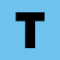 Ruban d'étiquetage compatible Brother Btag-L31 noir sur bleu clair 12mm