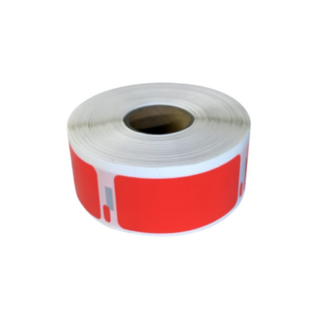 Étiquettes rouges compatibles Dymo 11352, 25 x 54 mm, 500 étiquettes