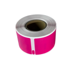 Étiquettes compatibles Dymo 99010, assortiment arc-en-ciel, 28 x 89 mm, 6 paquets de 130 étiquettes