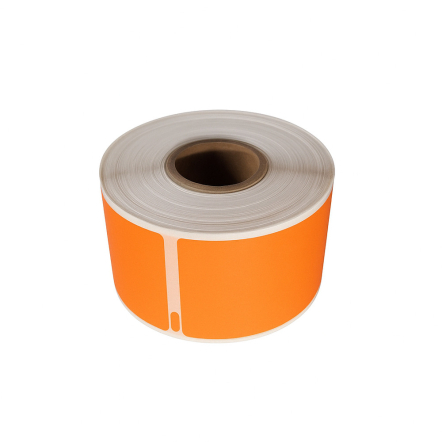 Étiquettes compatibles Dymo 99010, orange, 28 x 89 mm, 260 étiquettes