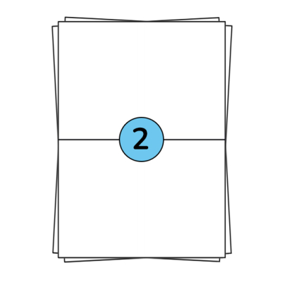 Étiquettes en planches A4 210 x 148 mm, 200 étiquettes