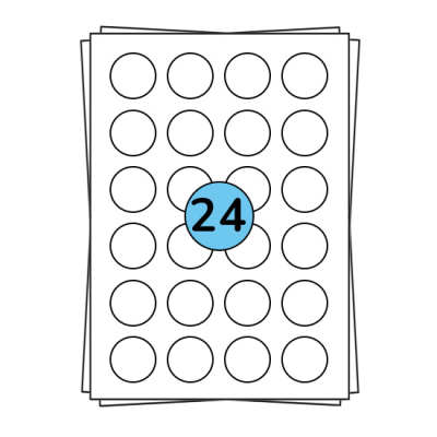 Étiquettes en planches A4