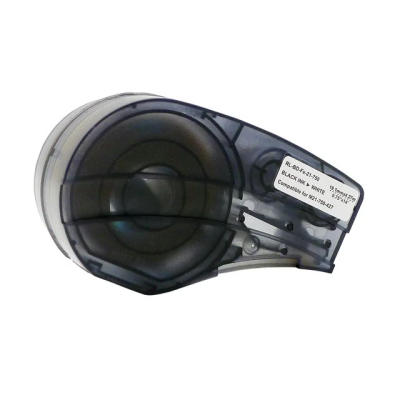 Étiquette pour câbles et fils compatibles Brady M21-750-427, noire sur blanc, 19,1 mm